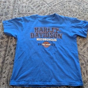 Harley Davidson T shirt.